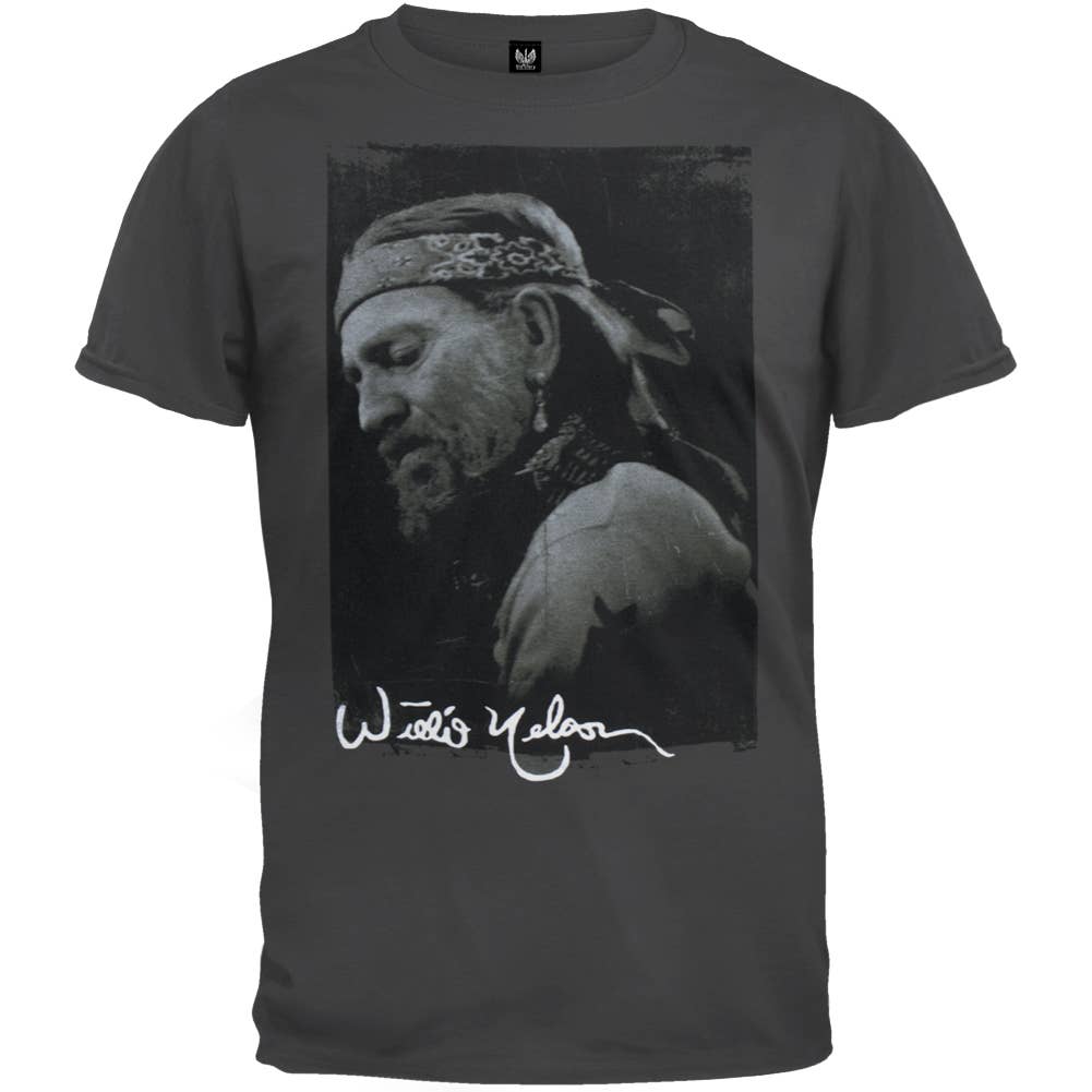 T-shirt Willie Nelson Signature Homme -