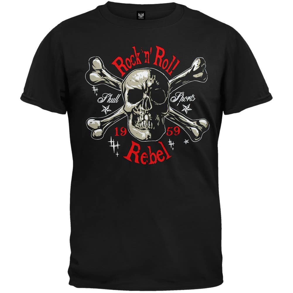 King Kerosin - T-shirt homme Rock N Roll Rebel - T-shirt homme - Official Store