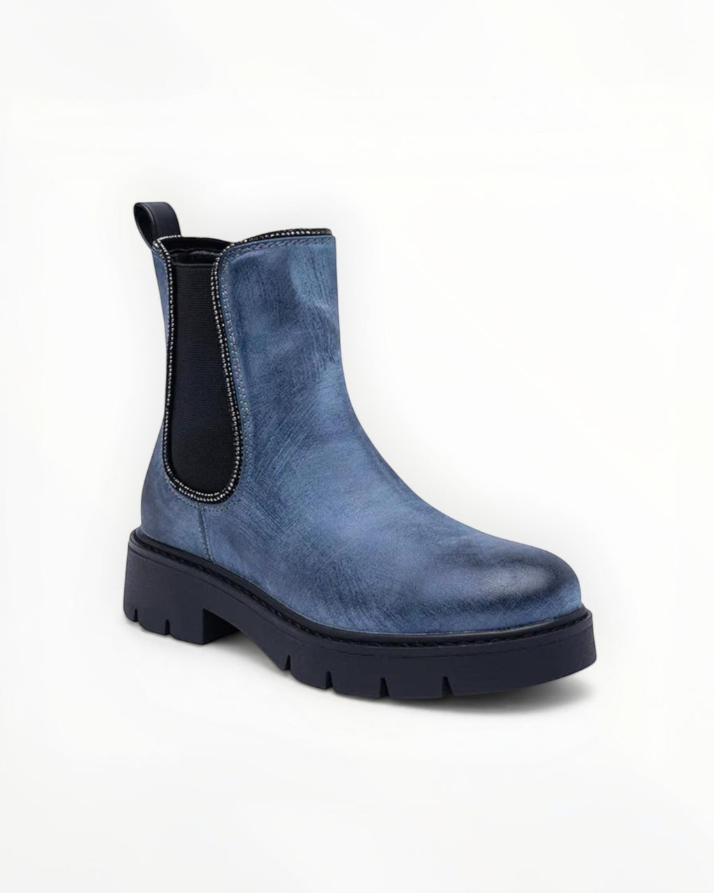 Bottines Chelsea Semelle Crantée Épaisse Goussets Élastiques – LADY GLORY