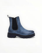 Bottines Chelsea Semelle Crantée Épaisse Goussets Élastiques – LADY GLORY