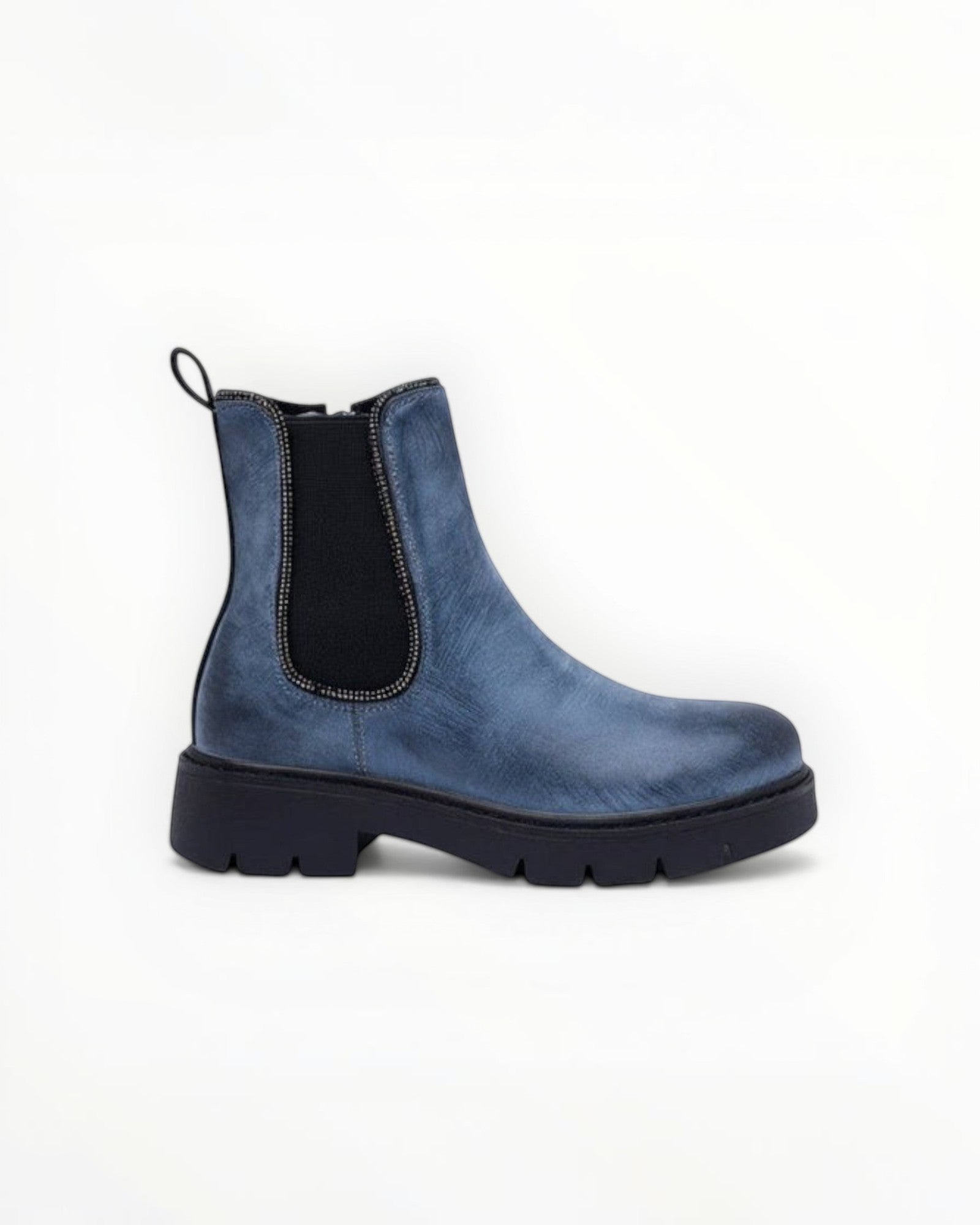 Bottines Chelsea Semelle Crantée Épaisse Goussets Élastiques – LADY GLORY