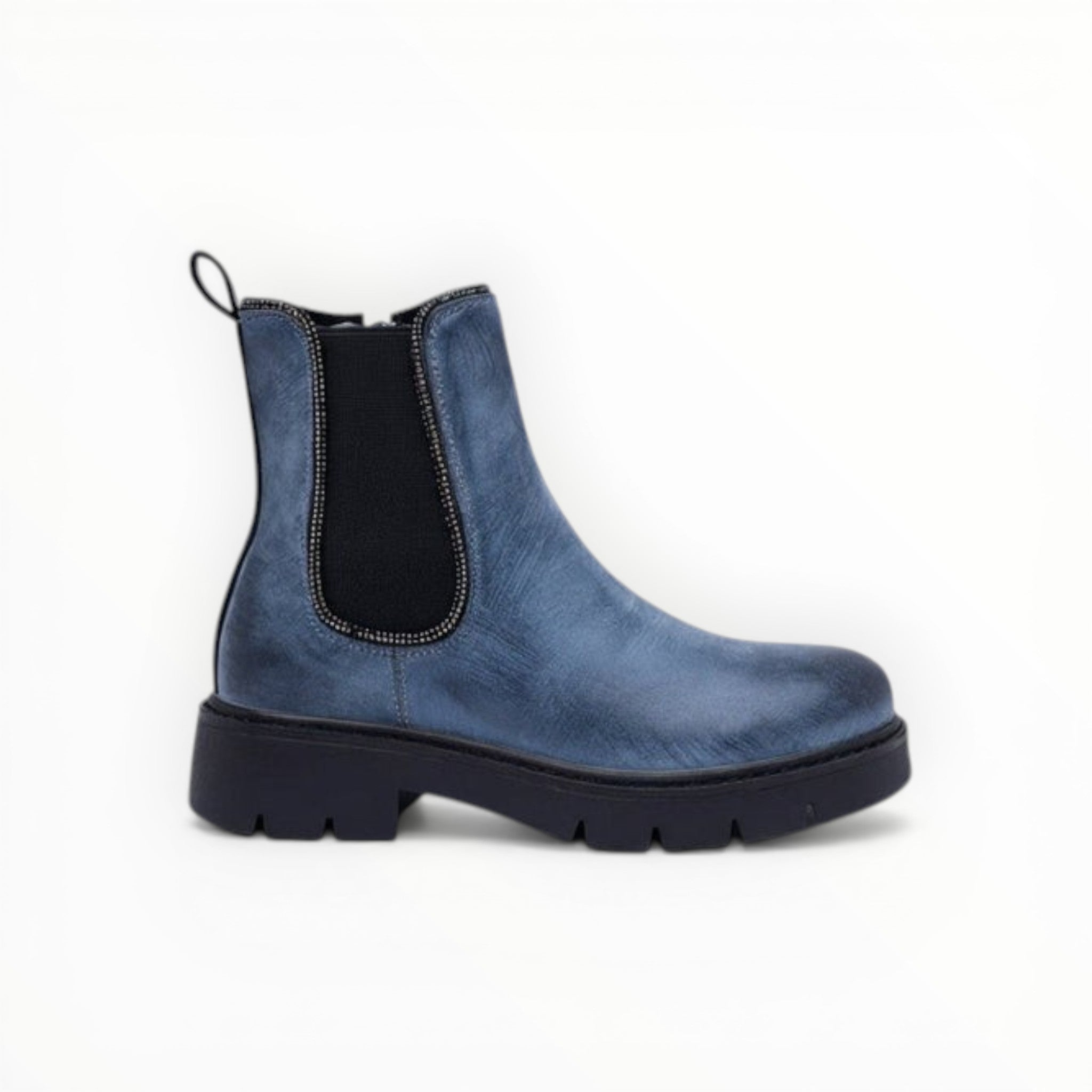 Bottines Chelsea Semelle Crantée Épaisse Goussets Élastiques – LADY GLORY - Chaussure Femme - LADY GLORY