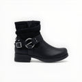 Bottine Rock-Chic Détails Métalliques Fermeture Éclair – LADY GLORY - Chaussure Femme - LADY GLORY