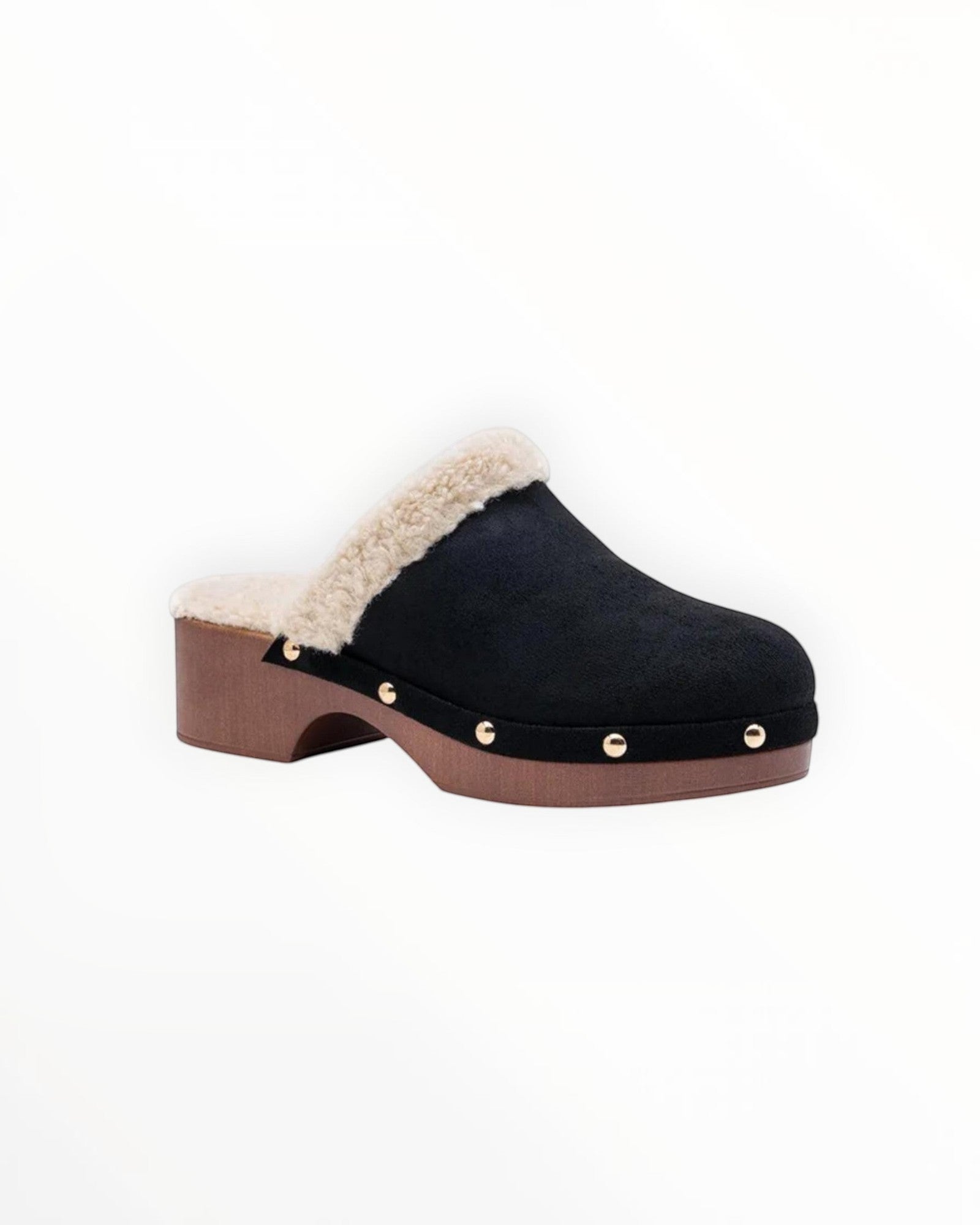 Sabot Fourré Style Scandinave Semelle Moumoute PU – LADY GLORY - Chaussure Femme - LADY GLORY