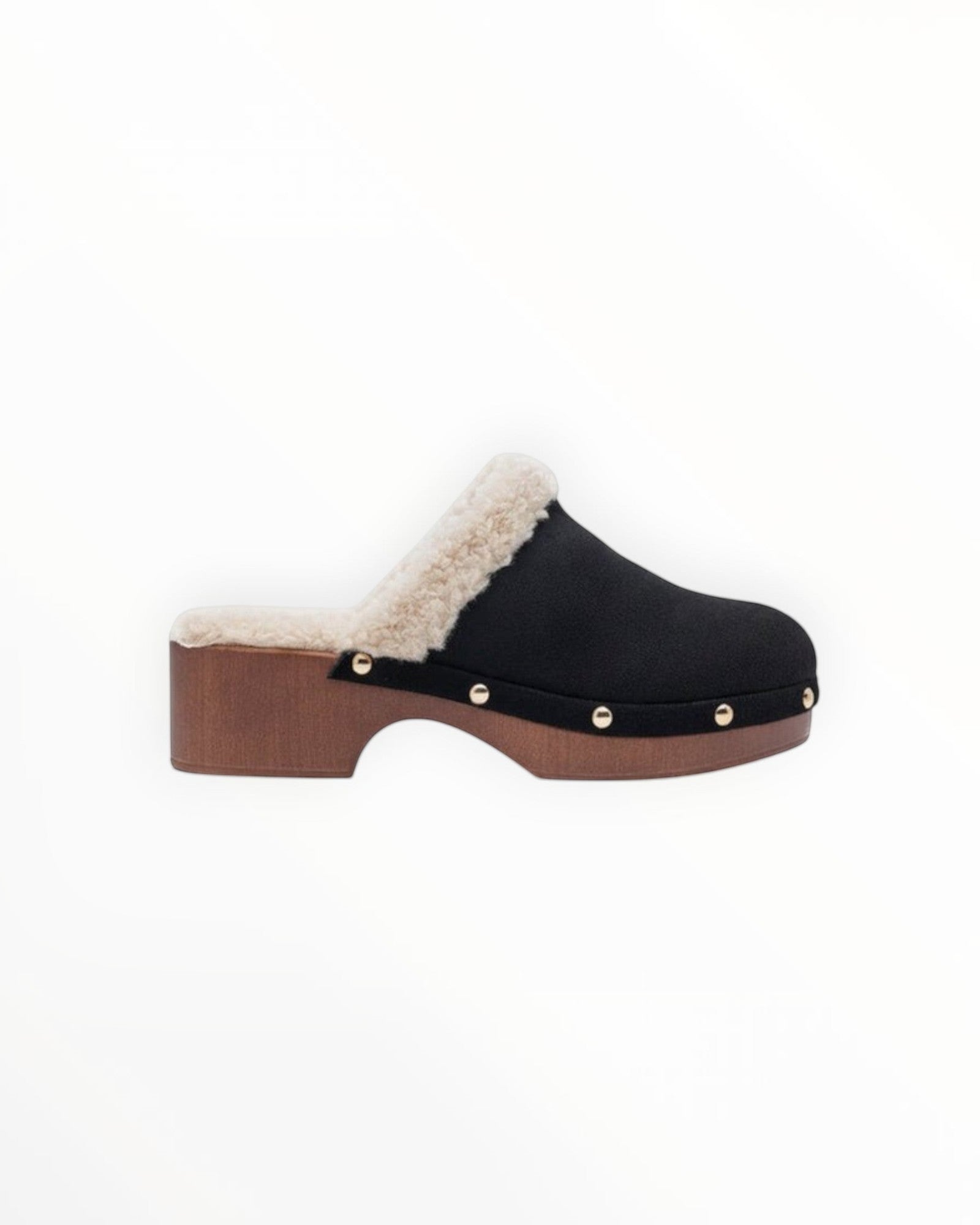 Sabot Fourré Style Scandinave Semelle Moumoute PU – LADY GLORY - Chaussure Femme - LADY GLORY