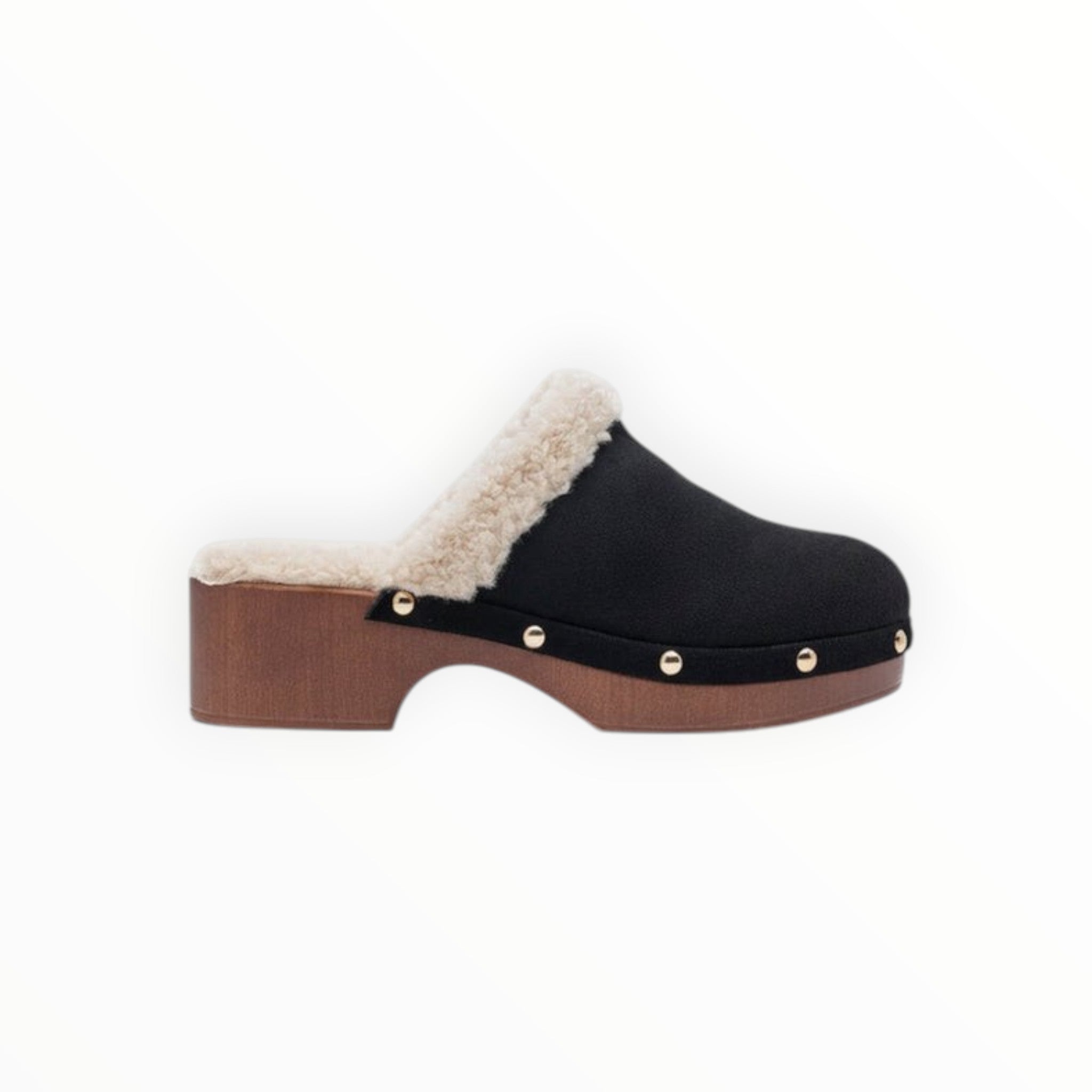 Sabot Fourré Style Scandinave Semelle Moumoute PU – LADY GLORY - Chaussure Femme - LADY GLORY