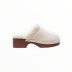 Sabot Fourré Style Scandinave Semelle Moumoute PU – LADY GLORY - Chaussure Femme - LADY GLORY