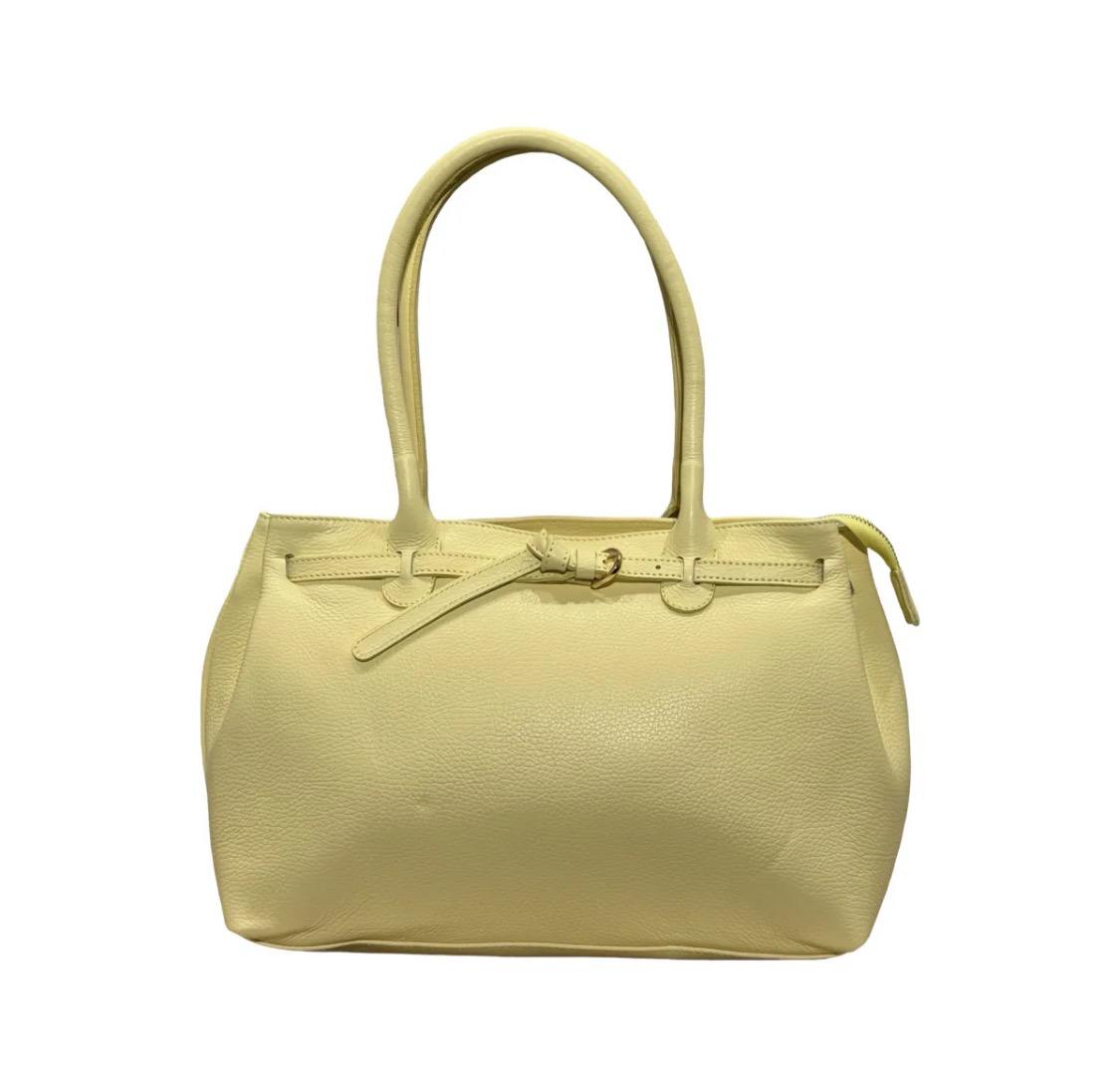 Sac Shopping Cuir Grainé Leatina LOUISA LEE - Sacs - LOUISA LEE