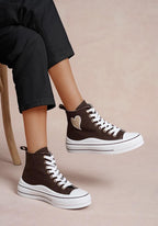 Basket Montante Plateforme « Cœur » – LADY GLORY