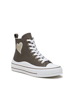 Basket Montante Plateforme « Cœur » – LADY GLORY