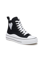 Basket Montante Plateforme « Cœur » – LADY GLORY