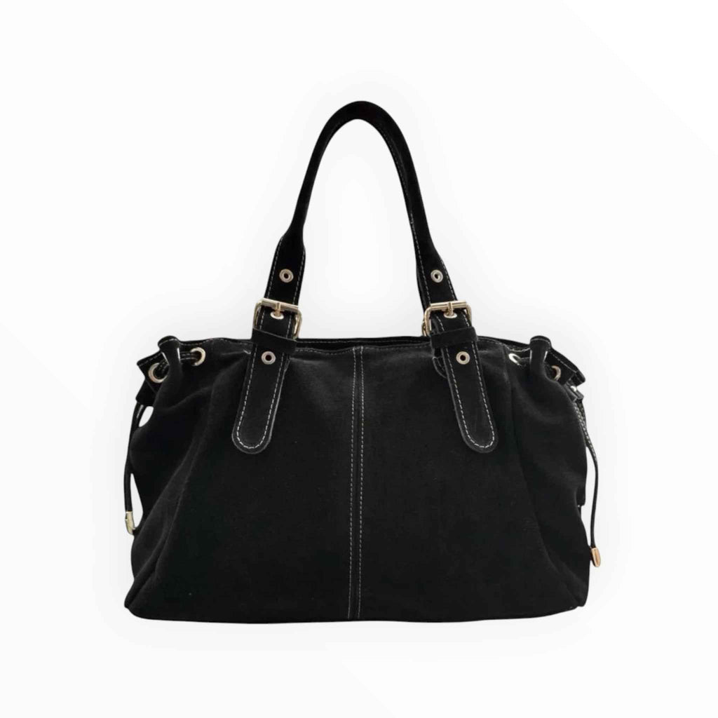 Sac Cuir Suédé à Lacets Large LOUISA LEE