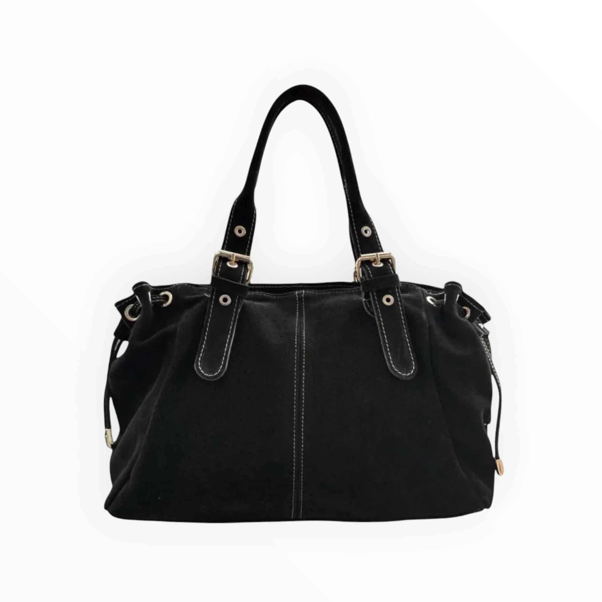 Sac Cuir Suédé à Lacets Large LOUISA LEE
