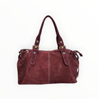 Sac Cuir Suédé à Lacets Large LOUISA LEE