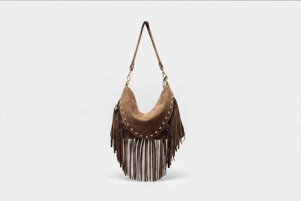 Sac Bandoulière Cuir Suède LOUISA LEE
