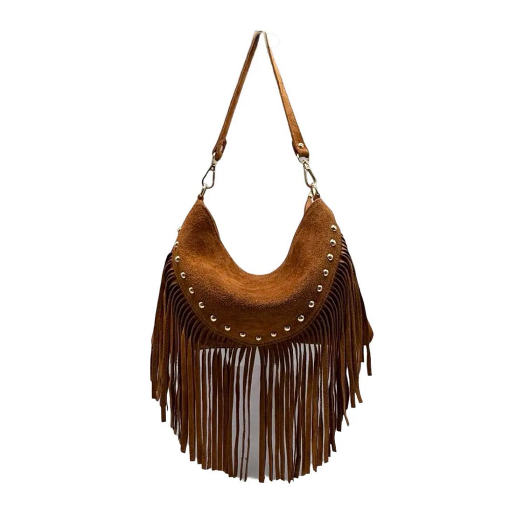Sac Bandoulière Cuir Suède LOUISA LEE