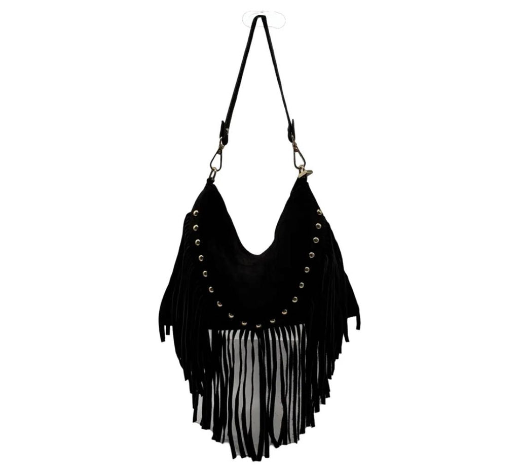 Sac Bandoulière Cuir Suède LOUISA LEE