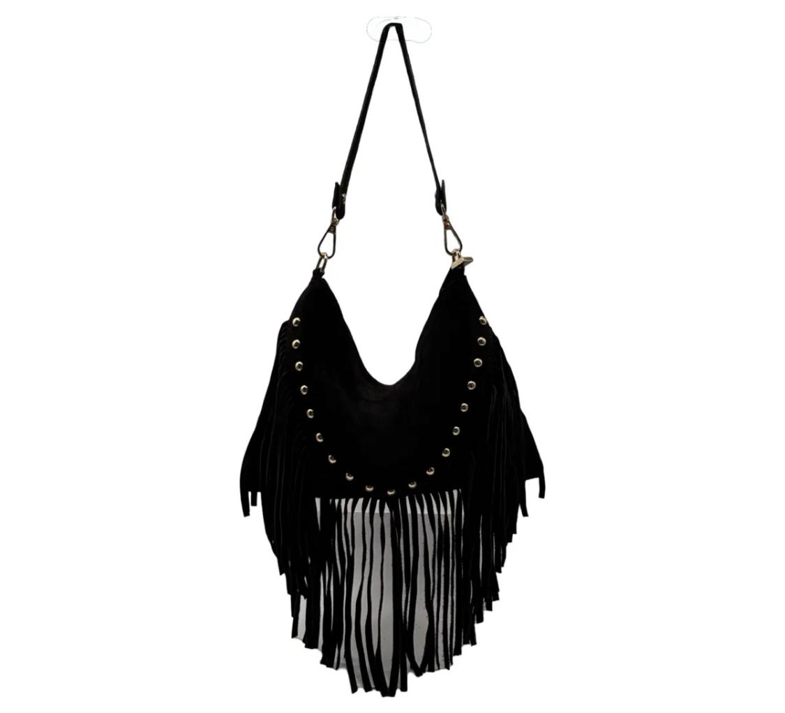 Sac Bandoulière Cuir Suède LOUISA LEE - Sacs - LOUISA LEE
