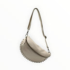 Sac Banane Cuir Grainé Clouté LOUISA LEE - Sacs - LOUISA LEE