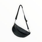 Sac Banane Cuir Grainé Clouté LOUISA LEE - Sacs - LOUISA LEE