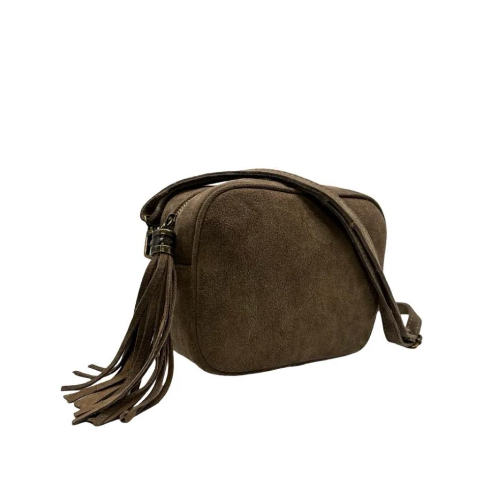 Sac Bandoulière Cuir Suédé LOUISA LEE - Sacs - LOUISA LEE