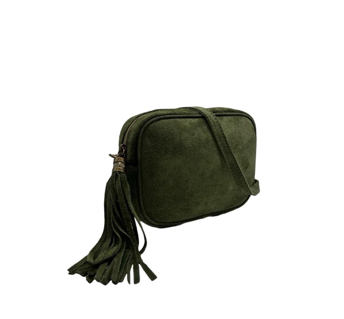 Sac Bandoulière Cuir Suédé LOUISA LEE - Sacs - LOUISA LEE