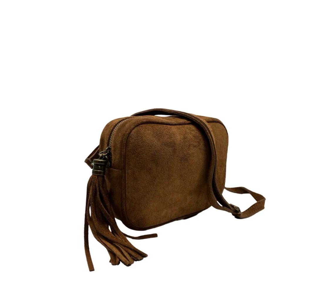 Sac Bandoulière Cuir Suédé LOUISA LEE - Sacs - LOUISA LEE