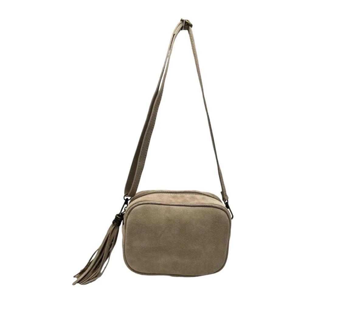 Sac Bandoulière Cuir Suédé LOUISA LEE - Sacs - LOUISA LEE