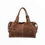 Sac Cuir Suédé à Lacets Large LOUISA LEE