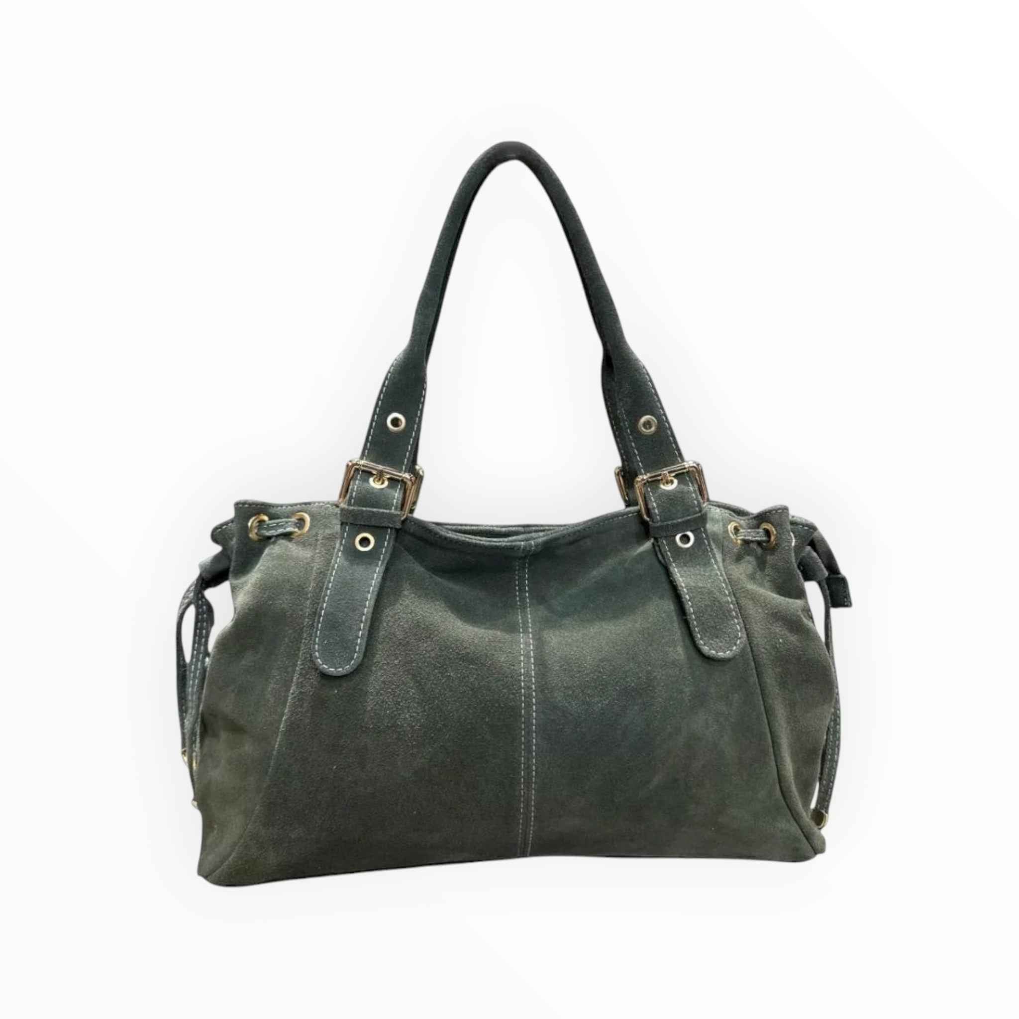 Sac Cuir Suédé à Lacets Large LOUISA LEE