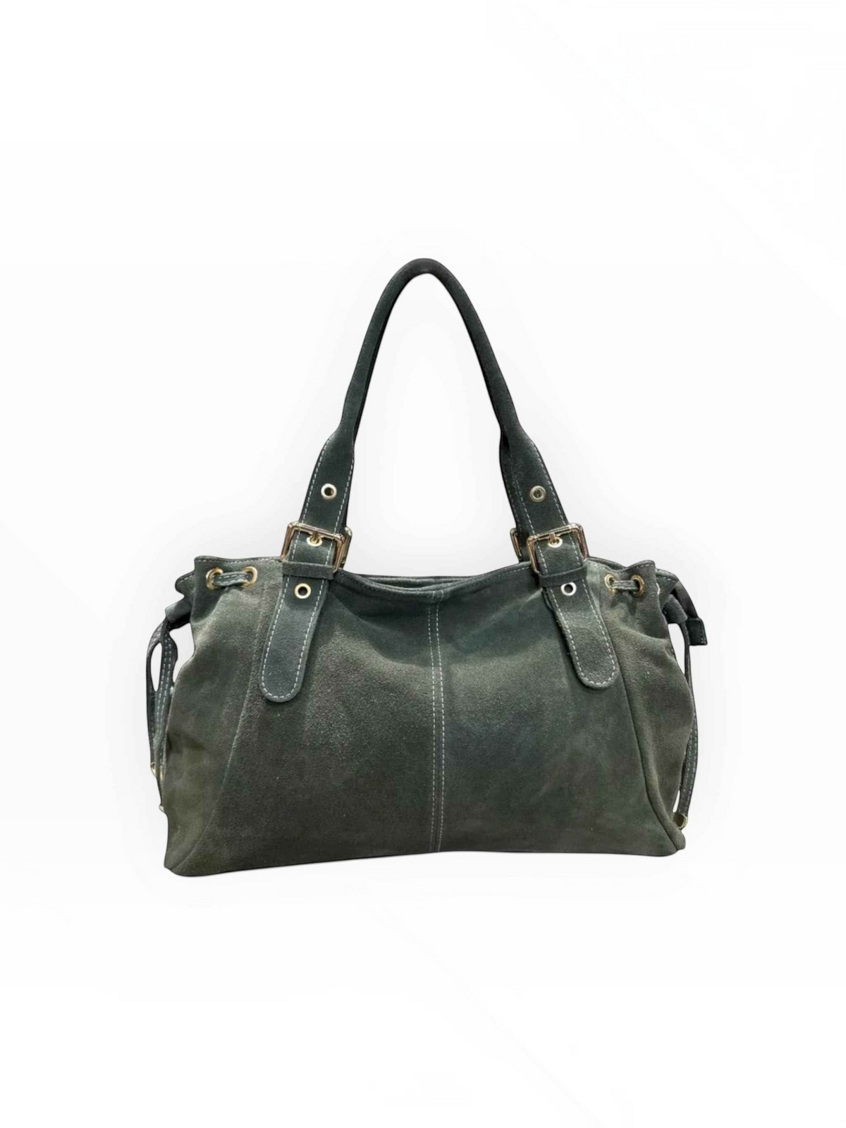 Sac Cuir Suédé format A4 Lacets Large LOUISA LEE - Sacs - LOUISA LEE