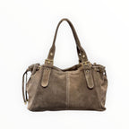 Sac Cuir Suédé à Lacets Large LOUISA LEE