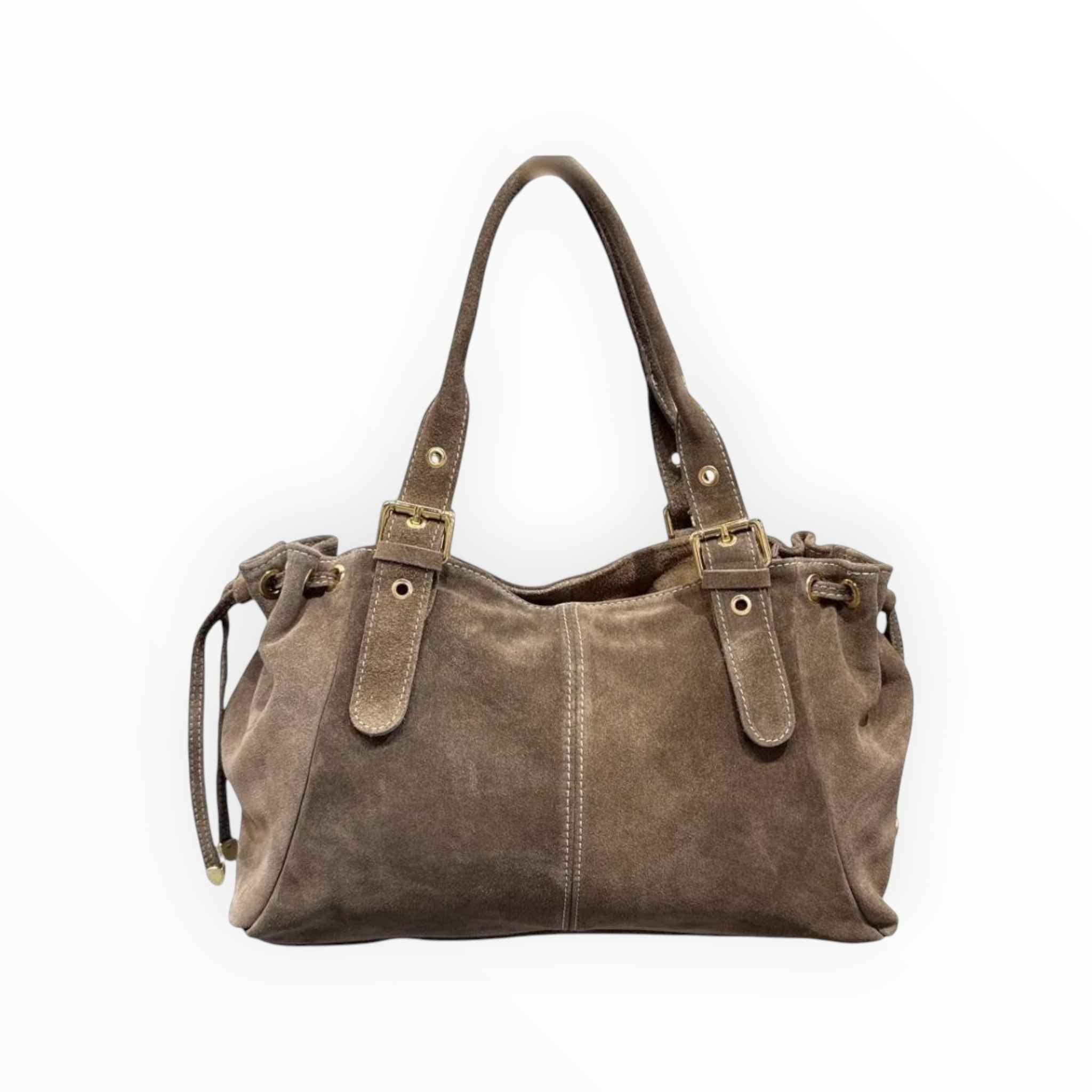 Sac Cuir Suédé à Lacets Large LOUISA LEE