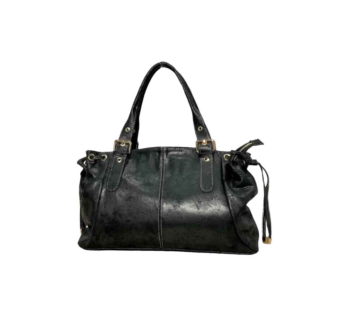 Sac Cabas Brossé Lacet  LOUISA LEE