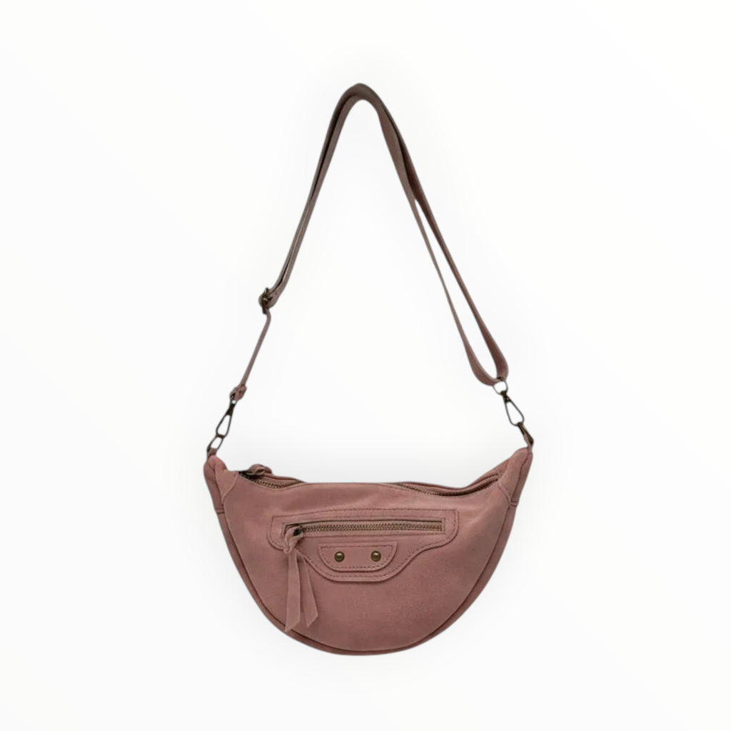 Sac Banane Cuir Suédé Roxana LOUISA LEE - Sacs - LOUISA LEE
