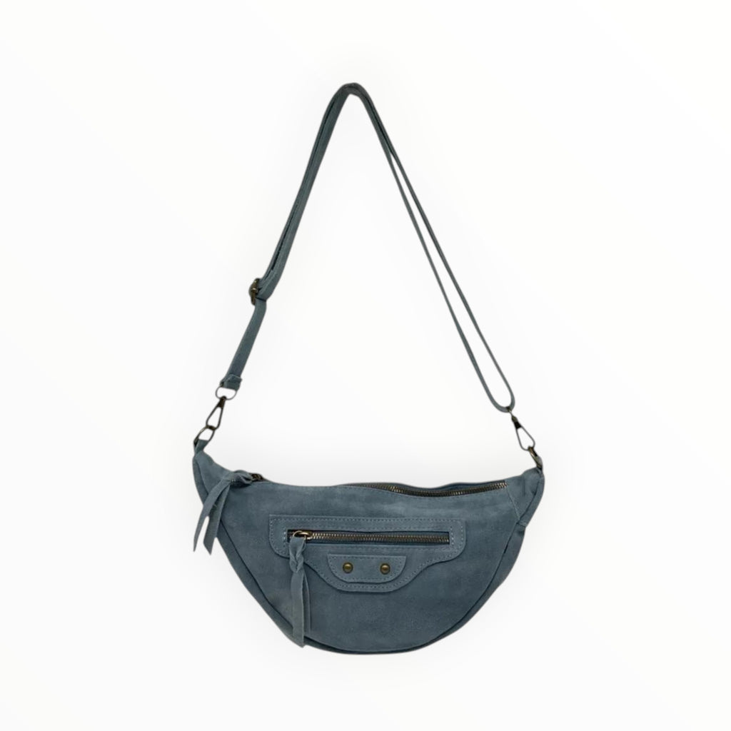Sac Banane Cuir Suédé Roxana LOUISA LEE - Sacs - LOUISA LEE