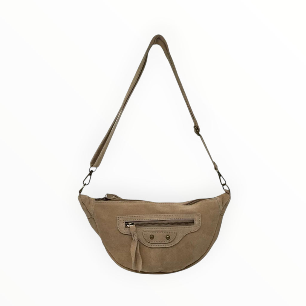 Sac Banane Cuir Suédé Roxana LOUISA LEE - Sacs - LOUISA LEE
