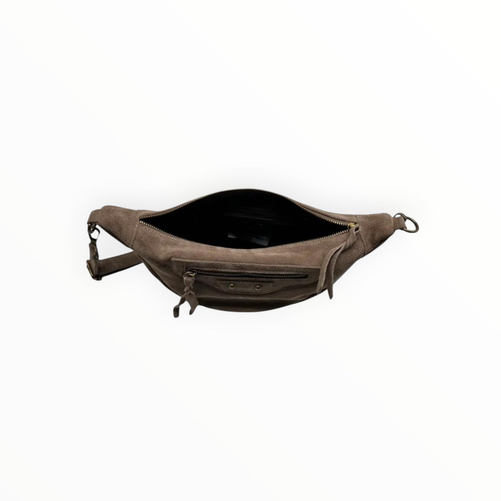 Sac Banane Cuir Suédé Roxana LOUISA LEE - Sacs - LOUISA LEE