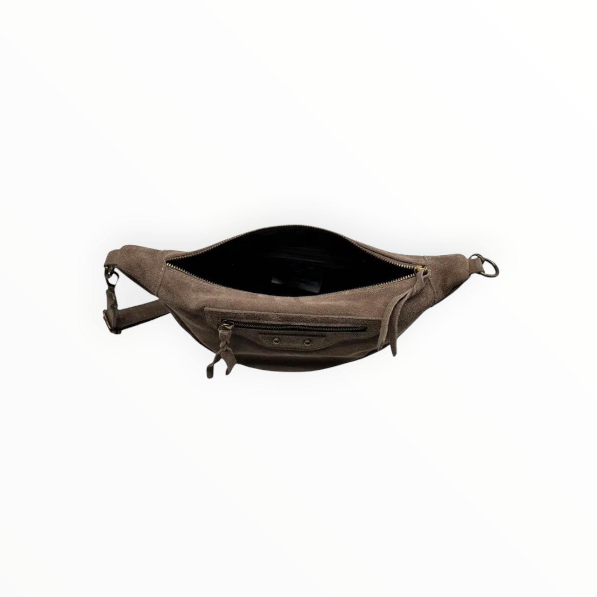 Sac Banane Cuir Suédé Roxana LOUISA LEE - Sacs - LOUISA LEE