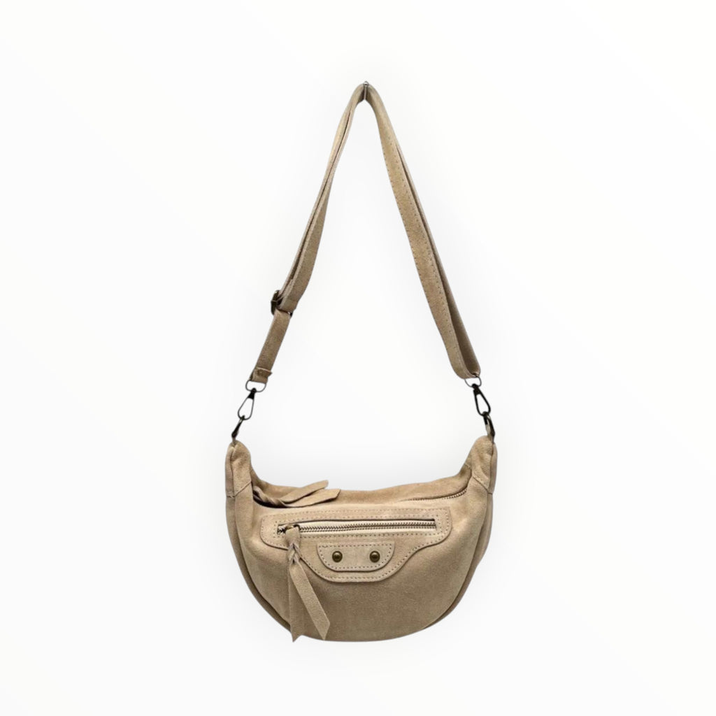 Sac Banane Cuir Suédé Roxana LOUISA LEE - Sacs - LOUISA LEE