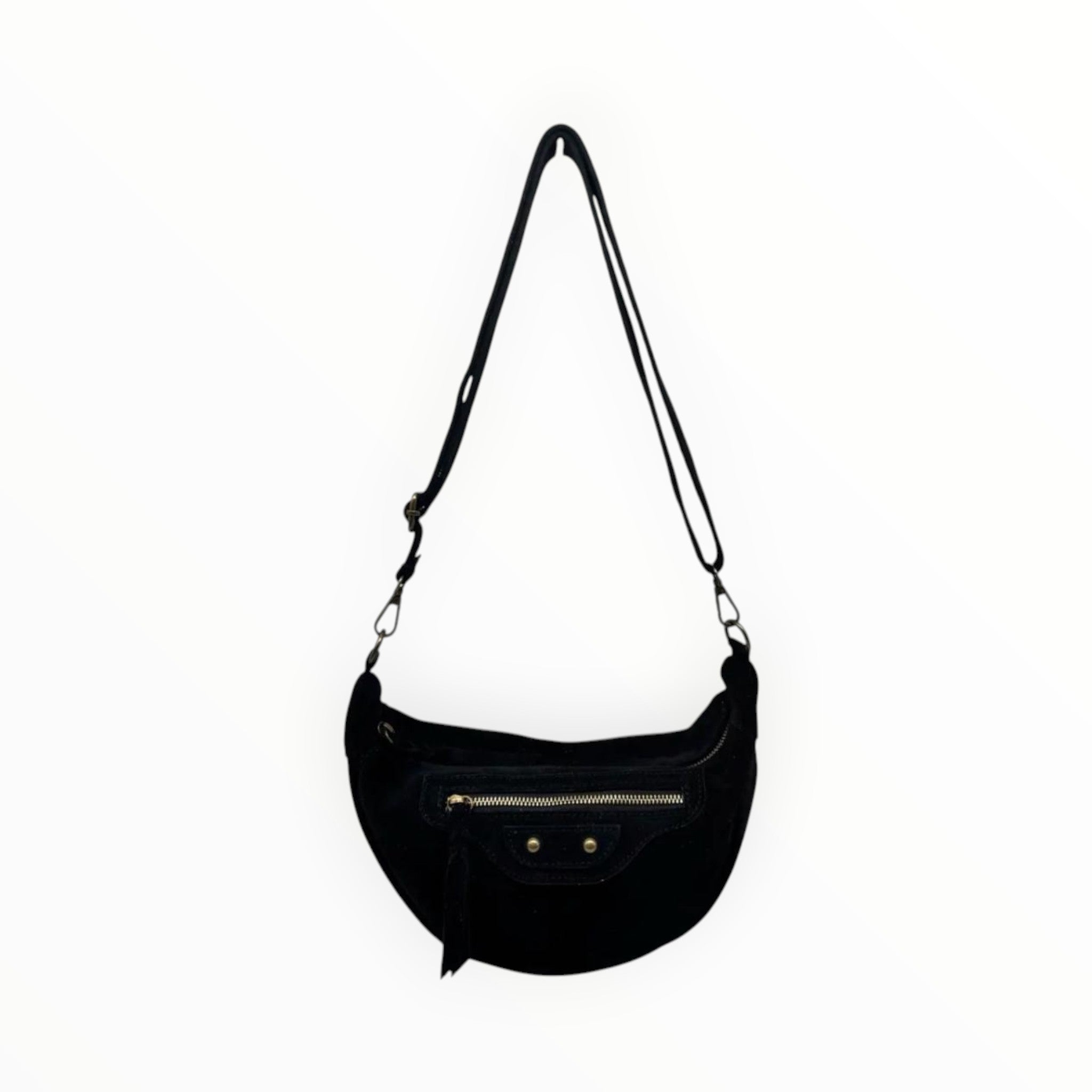 Sac Banane Cuir Suédé Roxana LOUISA LEE - Sacs - LOUISA LEE