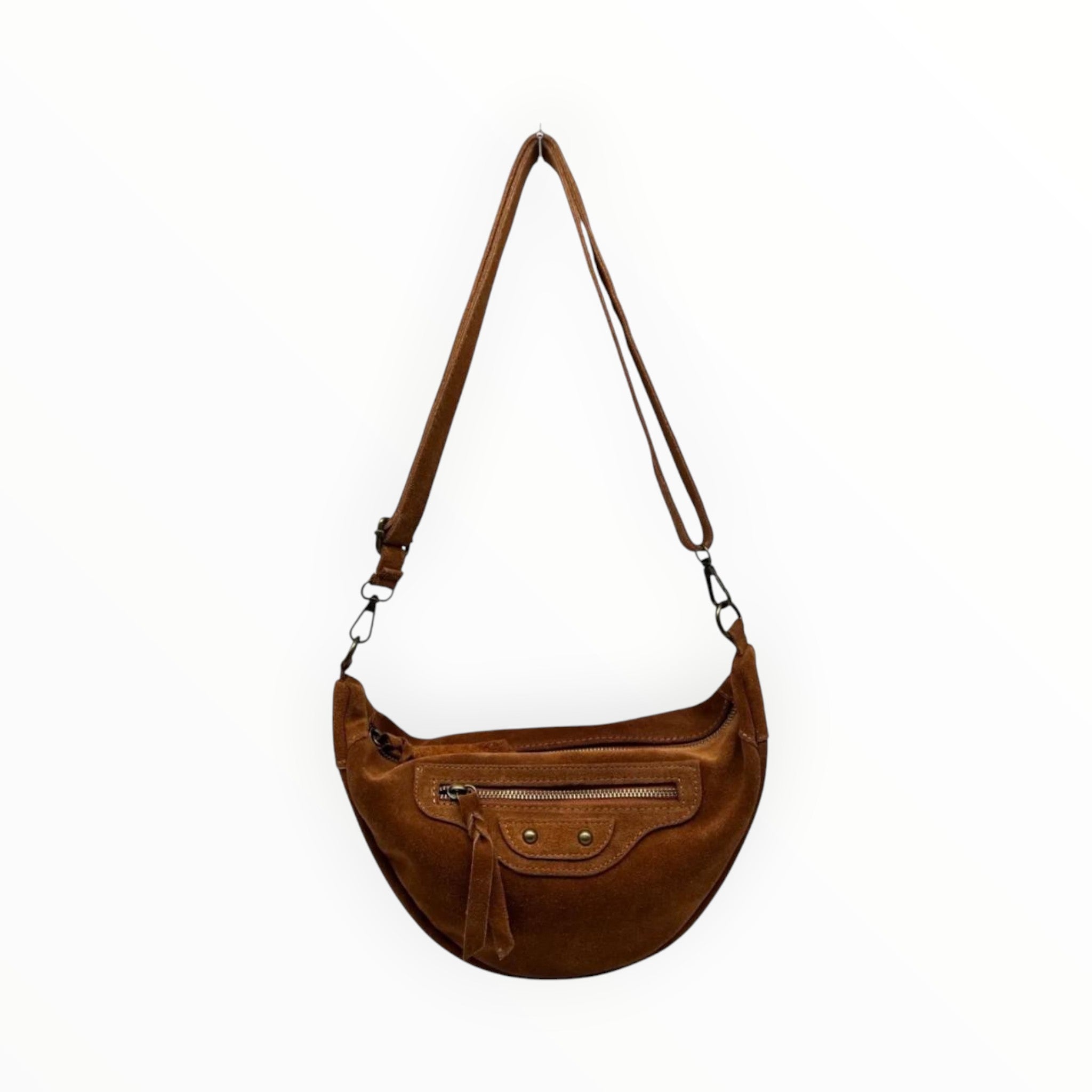 Sac Banane Cuir Suédé Roxana LOUISA LEE - Sacs - LOUISA LEE