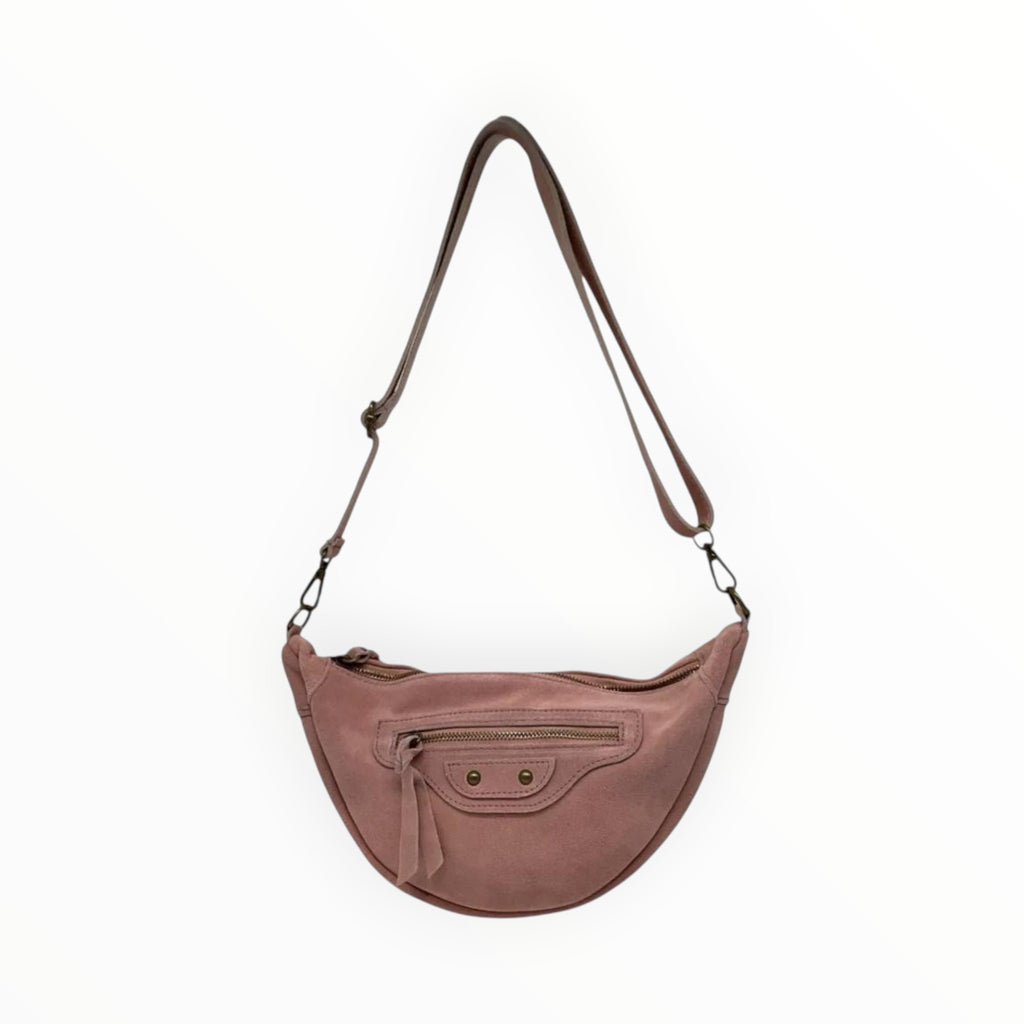 Sac Banane Cuir Suédé Roxana LOUISA LEE - Sacs - LOUISA LEE