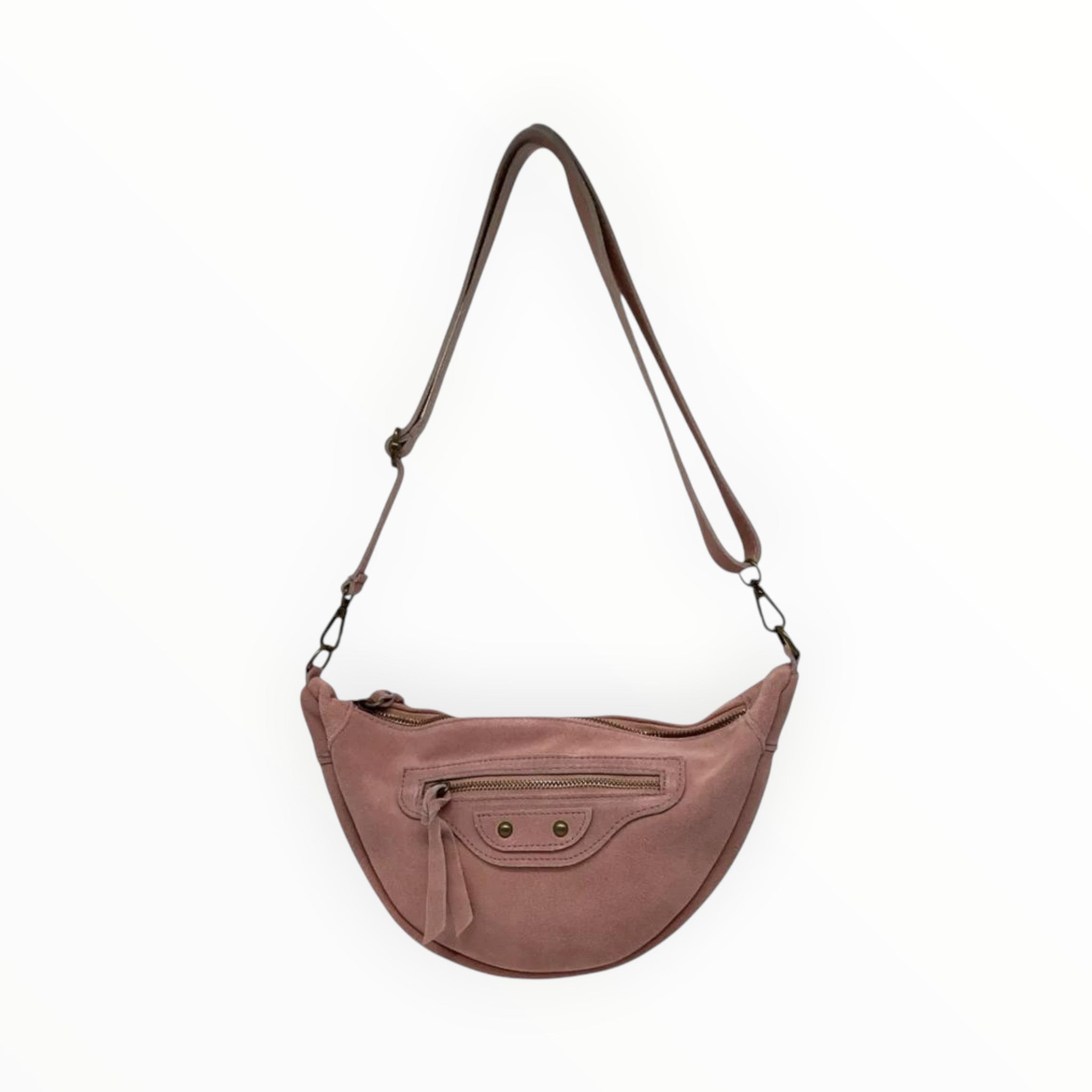 Sac Banane Cuir Suédé Roxana LOUISA LEE - Sacs - LOUISA LEE