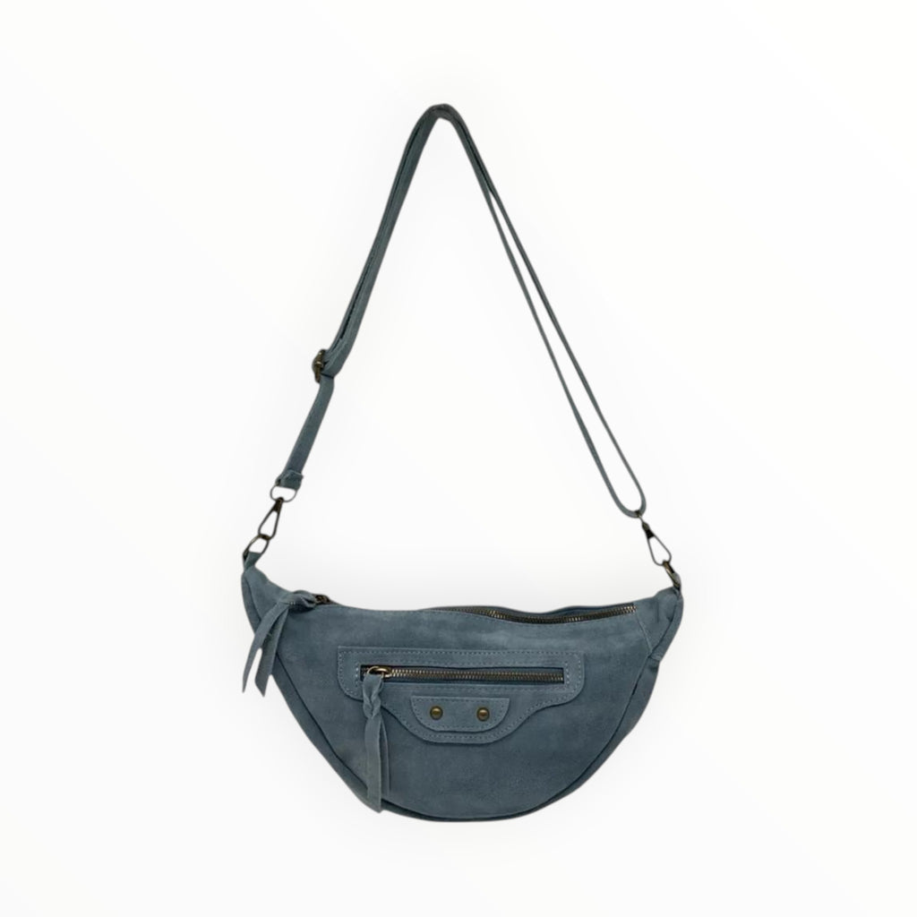 Sac Banane Cuir Suédé Roxana LOUISA LEE - Sacs - LOUISA LEE