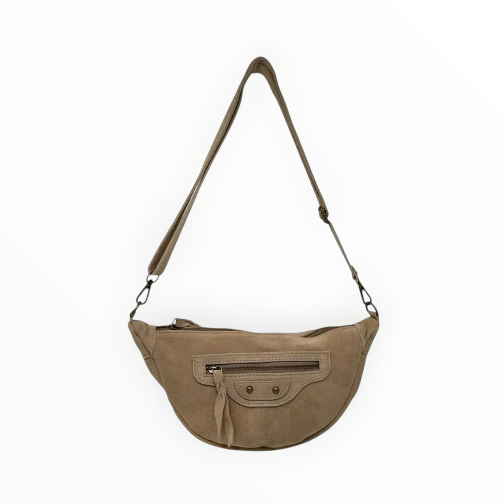 Sac Banane Cuir Suédé Roxana LOUISA LEE - Sacs - LOUISA LEE