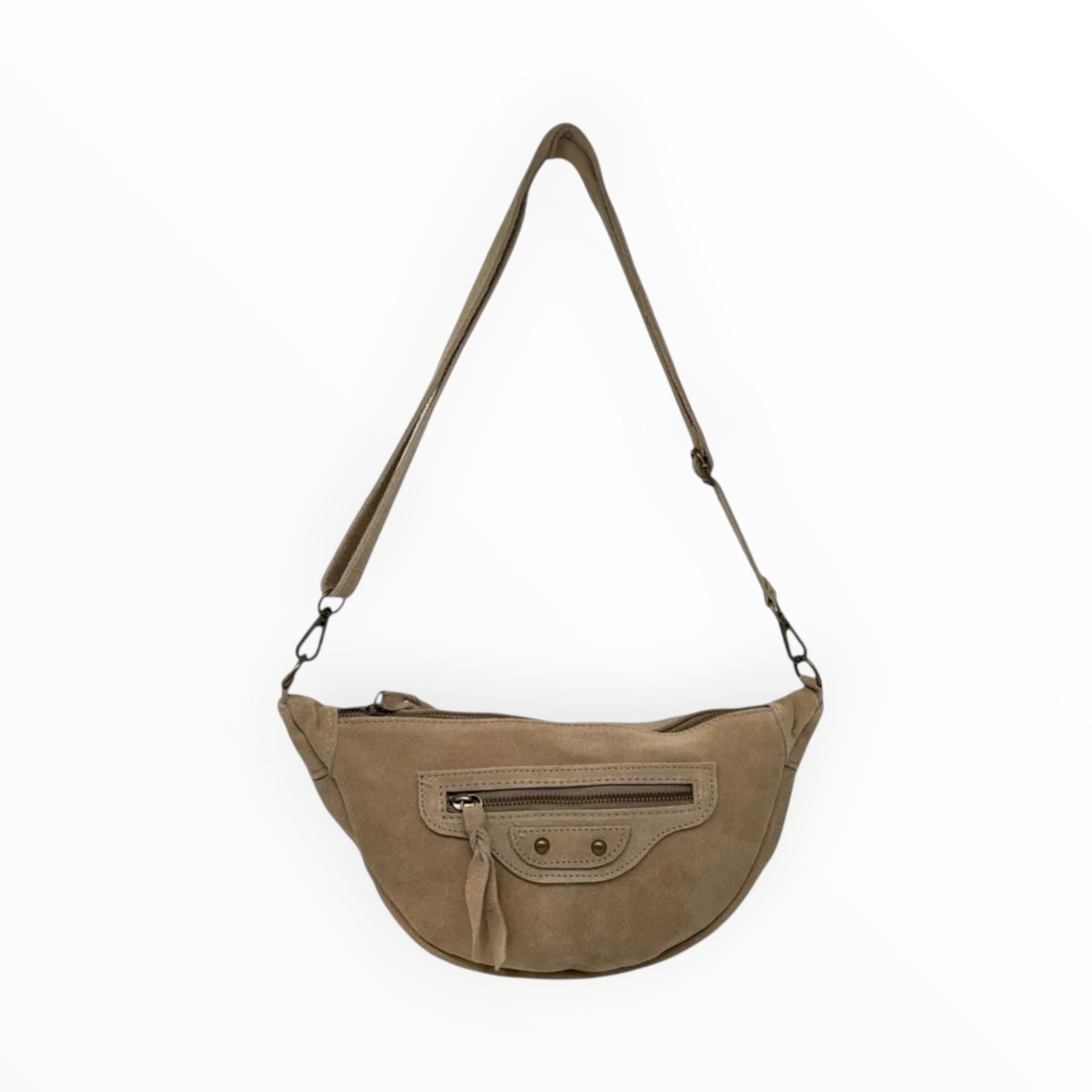 Sac Banane Cuir Suédé Roxana LOUISA LEE - Sacs - LOUISA LEE