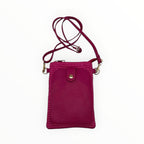 Sac Téléphone Raphia Cuir Grainé Tressé Alina LOUISA LEE - Sacs - LOUISA LEE