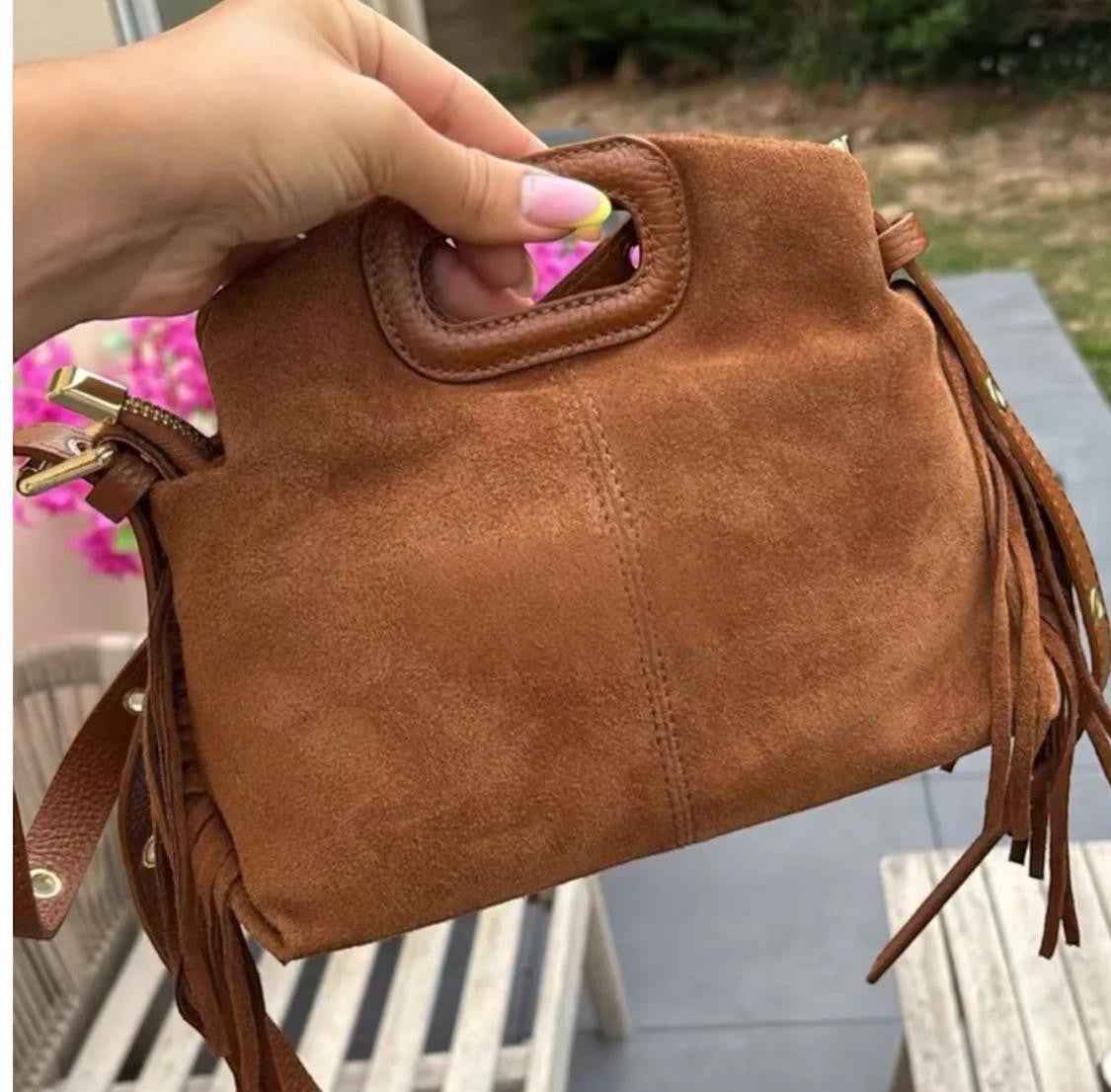 Sac à Main Cuir Suédé Magali LOUISA LEE