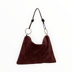 Sac Cuir Suédé Clouté Seko LOUISA LEE - Sacs - LOUISA LEE